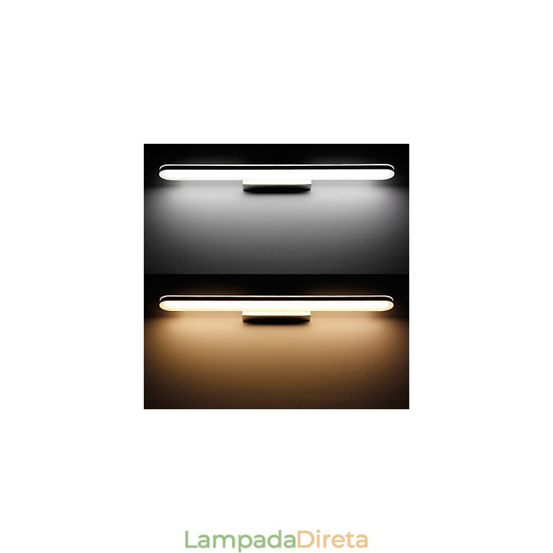 Apliques de parede Iluminação de banheiro Luzes de parede de leitura Mini estilo moderno contemporâneo Metal