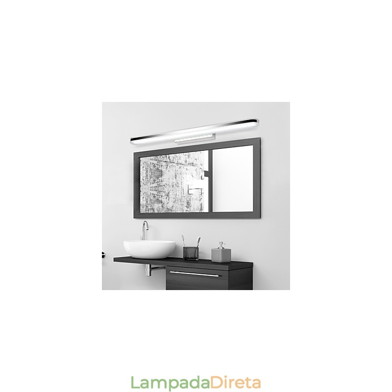 Apliques de parede Iluminação de banheiro Luzes de parede de leitura Mini estilo moderno contemporâneo Metal