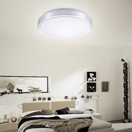 Luminárias embutidas redondas simples modernas diâmetro 29cm