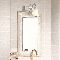 Arandelas de parede Iluminação de banheiro Luzes de parede de leitura Mini estilo rústico Lodge Metal