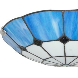 Luminária de teto estilo mediterrâneo, luminária de 40 cm de diâmetro