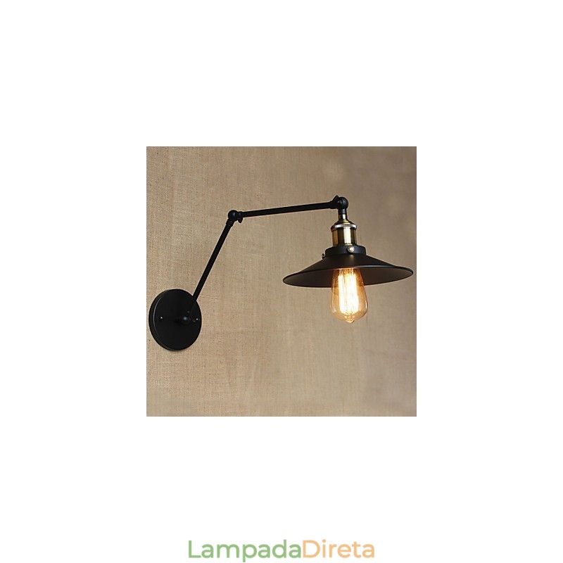Braço longo retrô nostálgico criativo de tipo industrial dobrável parede retrátil