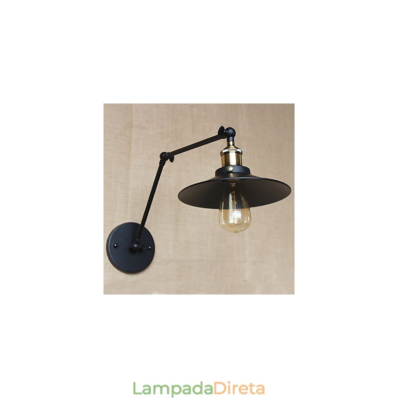 Braço longo retrô nostálgico criativo de tipo industrial dobrável parede retrátil