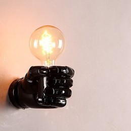 Luminária de parede criativa europeia retrô punho luzes