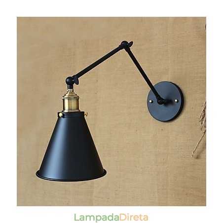 American Country Pastoral Style Minimalista Cama de casal Luminária de parede de braço longo Corredor Canal Entrada do armazém American Country Pastoral Style Minimalista Cama de casal Luminária de parede de braço longo Corredor Canal Entrada do armazém