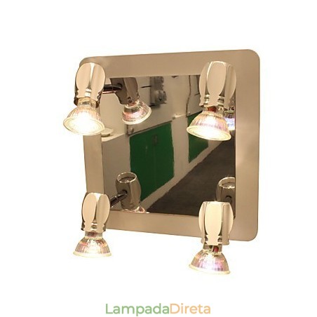 Moderno Chrome Wall Lights Luzes de banheiro com 4 luzes Moderno Chrome Wall Lights Luzes de banheiro com 4 luzes
