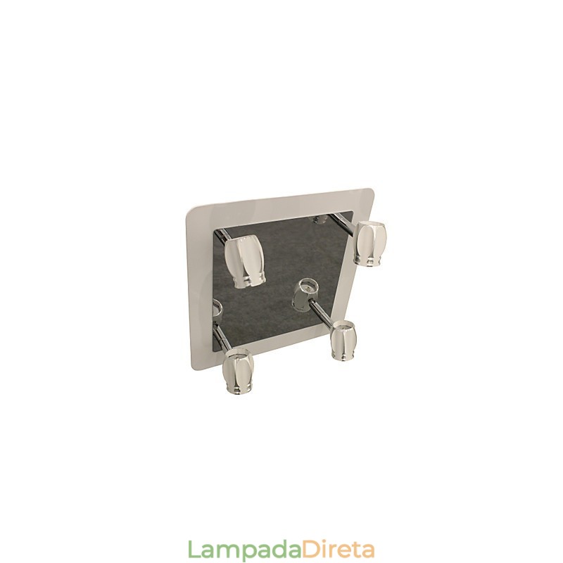 Moderno Chrome Wall Lights Luzes de banheiro com 4 luzes
