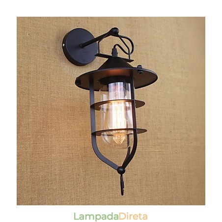 Loja de roupas retrô Restaurante Cena Decorativa Arandela de parede Loja de roupas retrô Restaurante Cena Decorativa Arandela de parede