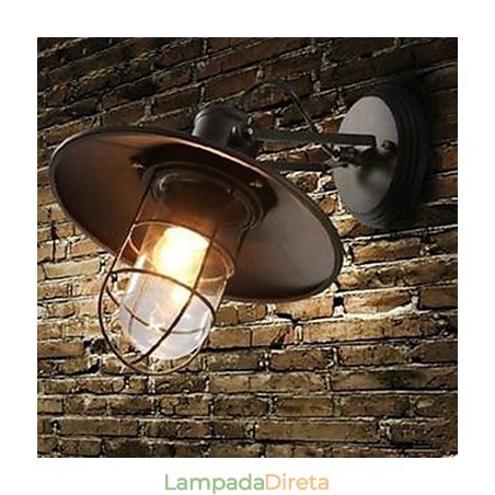 Luminária de parede estilo gaiola estilo americano country contraído Luminária de parede estilo gaiola estilo americano country contraído