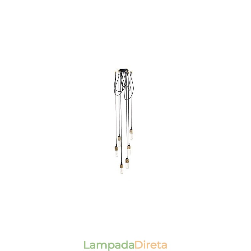 Montagem embutida em metal dourado country