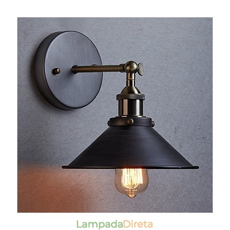 Industrial Vintage Edison Simplicity 1 Luz Montagem Na Parede Sala De Jantar Sala De Estudo Escritório Corredor Metal Wall Sconce Industrial Vintage Edison Simplicity 1 Luz Montagem Na Parede Sala De Jantar Sala De Estudo Escritório Corredor Metal Wall Sconce