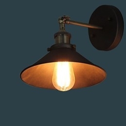 Industrial Vintage Edison Simplicity 1 Luz Montagem Na Parede Sala De Jantar Sala De Estudo Escritório Corredor Metal Wall Sconce