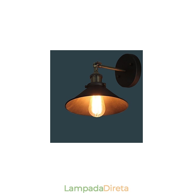 Industrial Vintage Edison Simplicity 1 Luz Montagem Na Parede Sala De Jantar Sala De Estudo Escritório Corredor Metal Wall Sconce