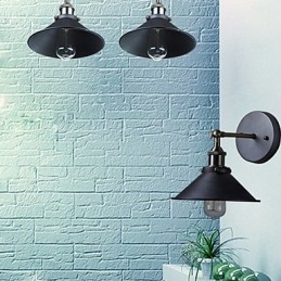 Industrial Vintage Edison Simplicity 1 Luz Montagem Na Parede Sala De Jantar Sala De Estudo Escritório Corredor Metal Wall Sconce