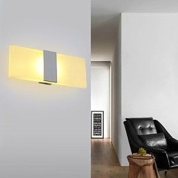 Luminária de parede de acrílico de estilo moderno e simples para sala de estar, corredor, café, quarto, quarto infantil, luminária de cabeceira
