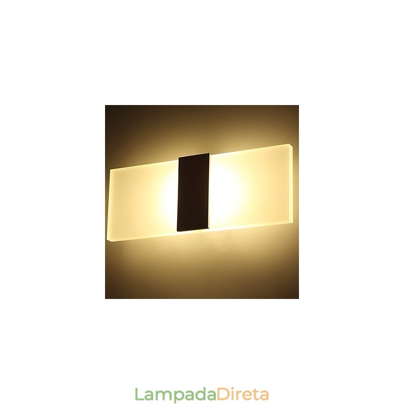 Luminária de parede de acrílico de estilo moderno e simples para sala de estar, corredor, café, quarto, quarto infantil, luminária de cabeceira