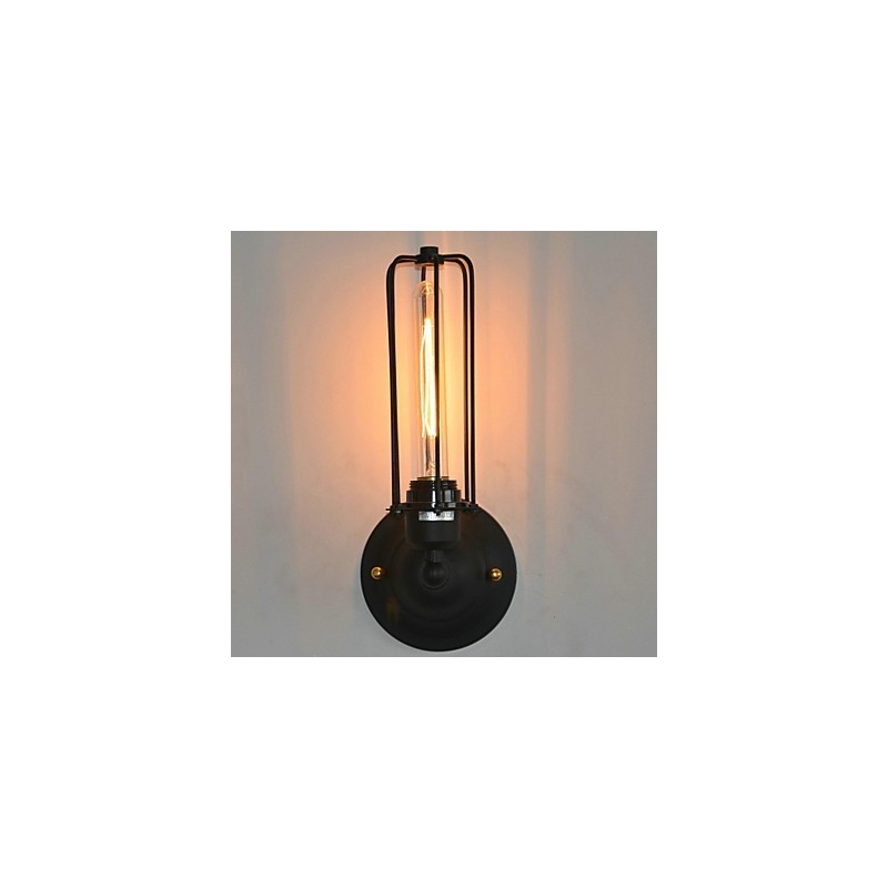 Luminária de parede de ferro vintage americana