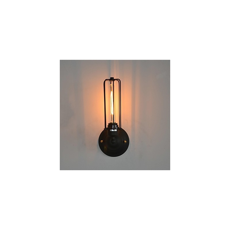 Luminária de parede de ferro vintage americana