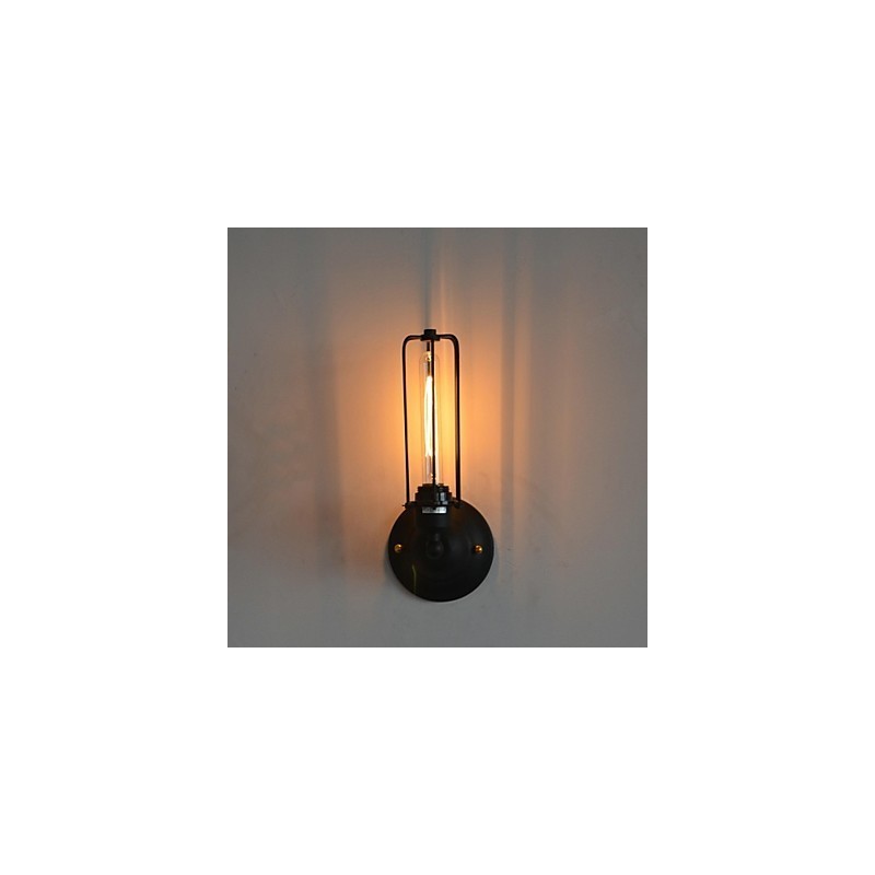 Luminária de parede de ferro vintage americana