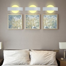 Iluminação de banheiro Wall Washers Luzes de parede de leitura Mini estilo moderno contemporâneo Metal