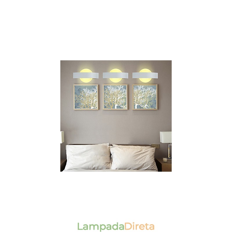 Iluminação de banheiro Wall Washers Luzes de parede de leitura Mini estilo moderno contemporâneo Metal