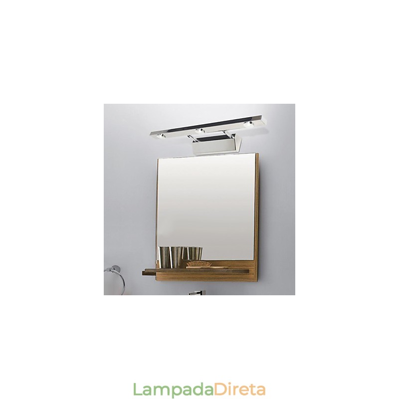 Apliques de parede Iluminação de banheiro Luzes de parede de leitura Mini estilo moderno contemporâneo Metal