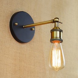 American Bar Café Restaurante Cabeceira Minimalista Corredor Ferro Wall Sconce
