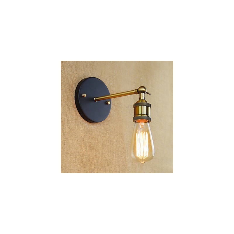 American Bar Café Restaurante Cabeceira Minimalista Corredor Ferro Wall Sconce