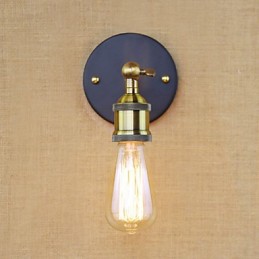 American Bar Café Restaurante Cabeceira Minimalista Corredor Ferro Wall Sconce