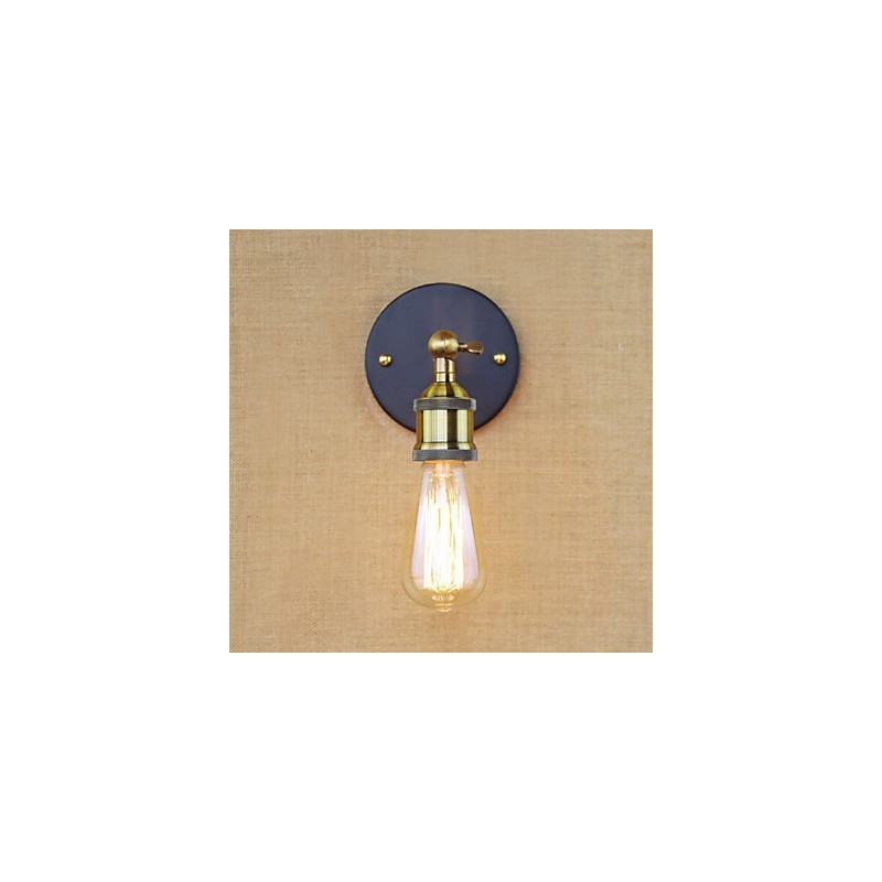 American Bar Café Restaurante Cabeceira Minimalista Corredor Ferro Wall Sconce