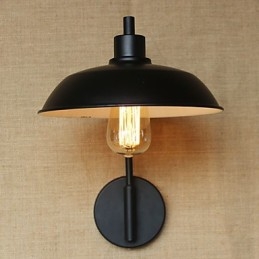 Decoração de casa clássica simples arandela de ferro
