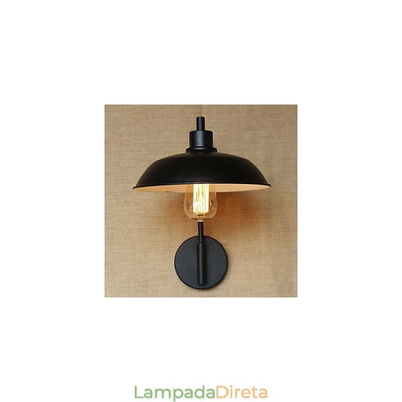 Decoração de casa clássica simples arandela de ferro