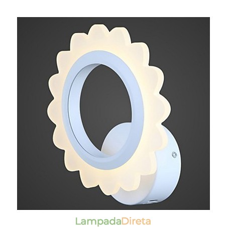 Luminária de parede acrílica moderna para ambientes internos Luminária de parede acrílica moderna para ambientes internos