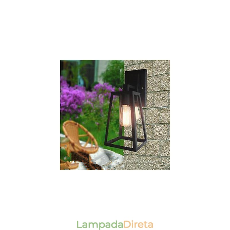Decoração de bar de corredor em estilo country americano da cabeceira de uma cama, luminária de parede