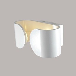 6W Arandelas de parede modernas contemporâneas de metal