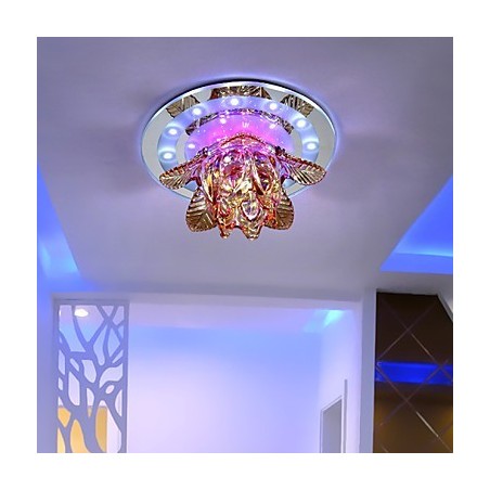 Lâmpada de teto de cristal circular, tubo de luz para absorver luz de lâmpada de cúpula Lâmpada de teto de cristal circular, tubo de luz para absorver luz de lâmpada de cúpula