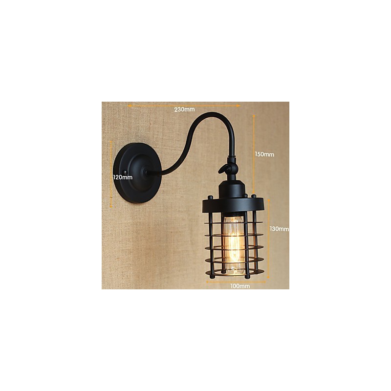 Decoração de parede minimalista americana em preto fosco