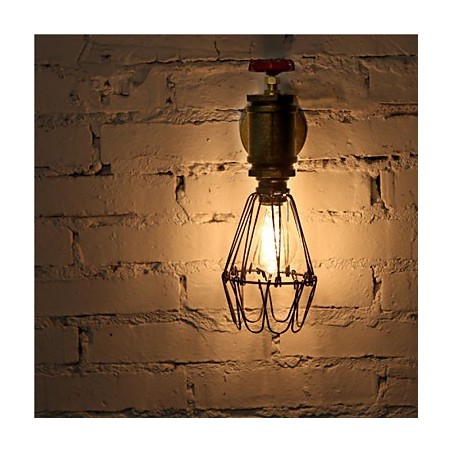 Luminárias de parede vintage industriais de canos de água, loft, luz Edison para bar, restaurante, luminárias de parede, iluminação Luminárias de parede vintage industriais de canos de água, loft, luz Edison para bar, restaurante, luminárias de parede, iluminação