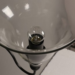 Luminária de parede de cristal criativa para jardim Bell Restaurando caminhos antigos Luz