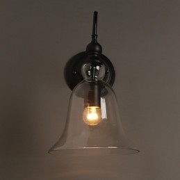 Luminária de parede de cristal criativa para jardim Bell Restaurando caminhos antigos Luz