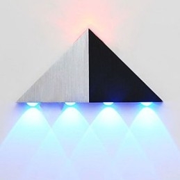 Luminárias de parede embutidas modernas contemporâneas de metal