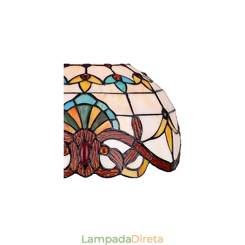 Luminária de parede de ferro forjado criativa rural contratada europeia com luzes de vidro