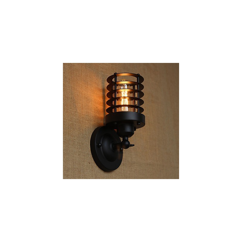 Retro Simples Elegante Preto Cabeceira Corredor Escadas Varanda Decorativo Parede Sconce