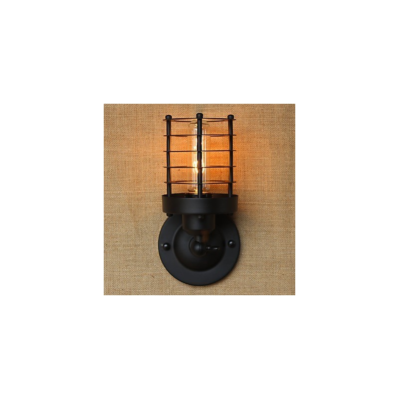 Retro Simples Elegante Preto Cabeceira Corredor Escadas Varanda Decorativo Parede Sconce