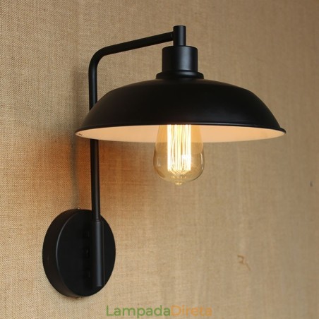 Luminária de parede contemporânea e contratada para varanda de armazém, corredor, decoração em ferro forjado Luminária de parede contemporânea e contratada para varanda de armazém, corredor, decoração em ferro forjado