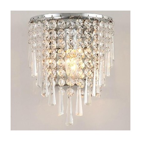 Luminárias de parede de cristal de moda moderna Iluminação de cama Luminária de parede de cristal Luminárias de parede de cristal de moda moderna Iluminação de cama Luminária de parede de cristal