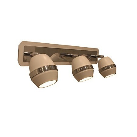 Moderno Esférico Cromado Luzes de Parede Luzes de Banheiro Com 3 Luzes