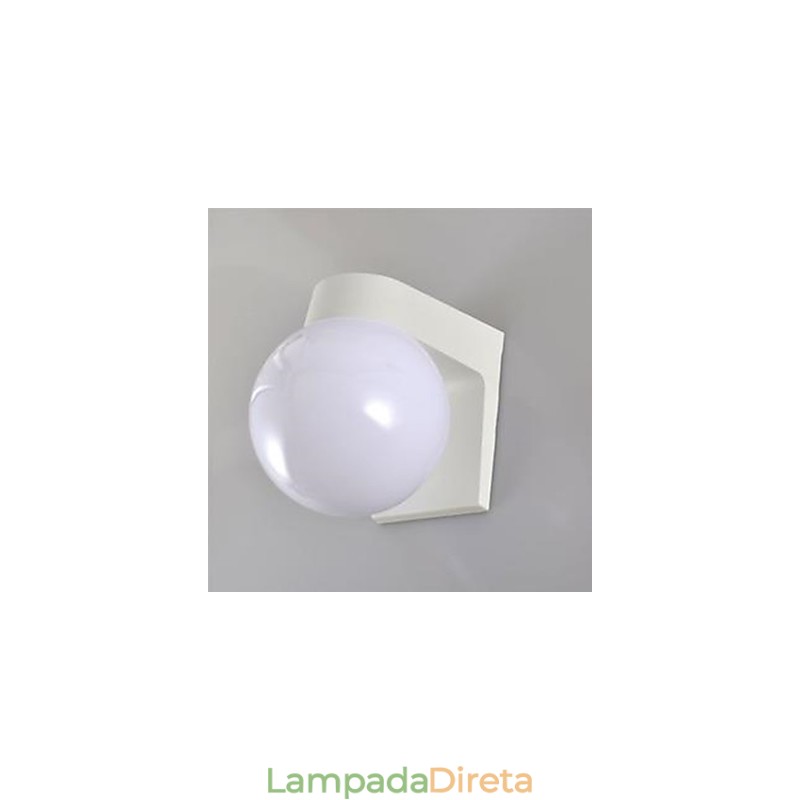 Luminária de parede em concha acrílica