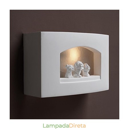 Luminária de parede de gesso criativa contemporânea e contratada para quarto Luminária de parede Luzes Luminária de parede de gesso criativa contemporânea e contratada para quarto Luminária de parede Luzes