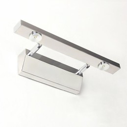 Apliques de parede Iluminação de banheiro Luzes de parede de leitura Mini estilo moderno contemporâneo Metal